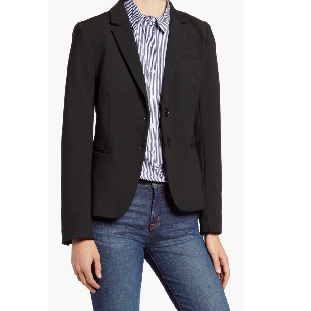 J.Crew Schoolboy Stretch Crepe Blazer